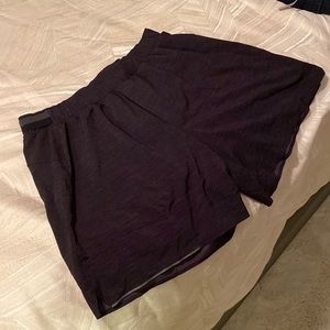 Lululemon Surge Shorts 6” Lined LARGE (Black)